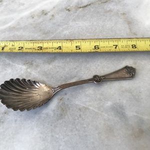 Scalloped serving spoon